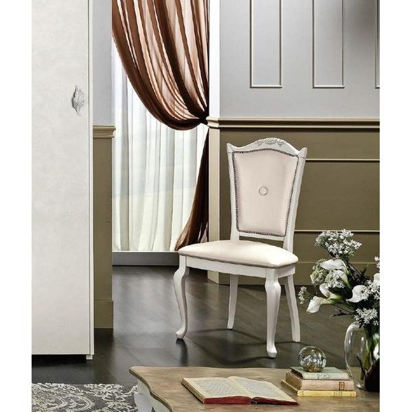 Sedia Da Pranzo Sedia Legno Lusso Sala Da Pranzo Sedie Stile Mobili Nuovo Bizzotto-image