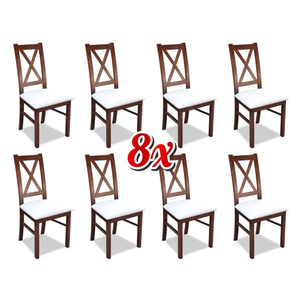 Gruppo Gastronomia Nuova Sala Da Pranzo Ristorante Design Sedia 8X Set Sedie Poltrone-image
