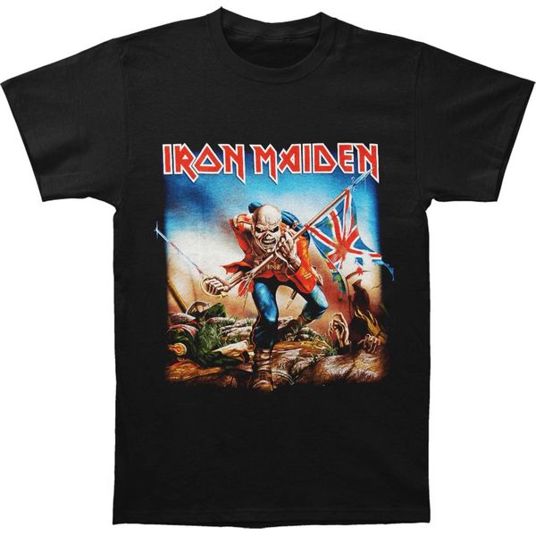 Iron Maiden - Maglietta "Trooper"" Per Bambini RO406 (92) (Nero)"-image
