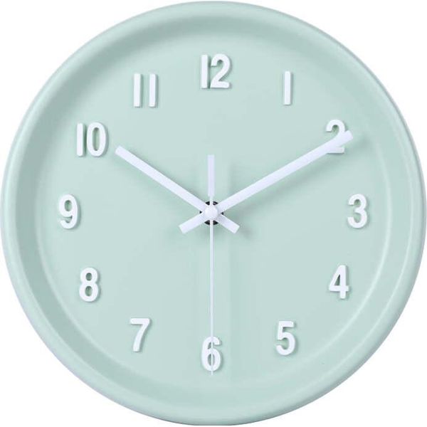 Sensahome Orologio Da Parete Oslo - Design Scandinavo Moderno - Orologio Rotondo - Ø25 Cm - Turchese-image