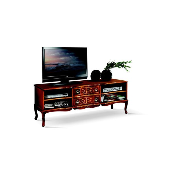 Mobili In Legno Italiano Credenza Tv Lowboard Lungo Rtv Mobile Soggiorno Nuovo-image
