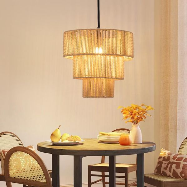 Zmh Lampada A Sospensione Tavolo Da Pranzo Lampada A Sospensione Soggiorno Ratti E27 Lampada A Sospensione Tavolo Da Pranzo Lampada A Sospensione Sala Da Pranzo Lampada A 1 Luce A Sospensione Ø35Cm-image