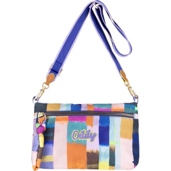 Oilily Borsa A Tracolla Rixt Reversible Shoulder Bag Multicolor Colorato Blu Scuro-image
