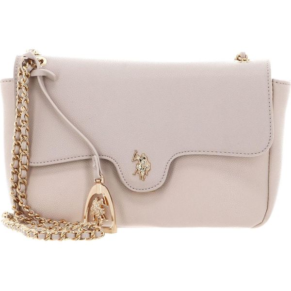 U.S. Polo Assn. Borsa A Tracolla Jones Flap Crossbody Bag Powder Avorio-image