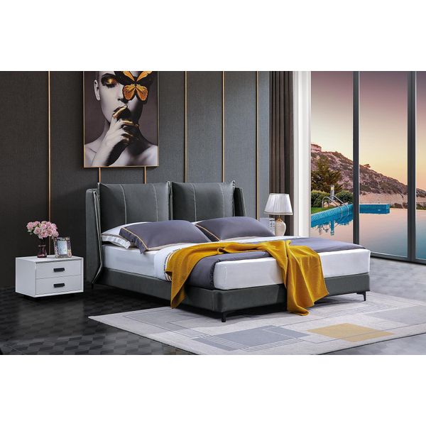 Letto Matrimoniale Letti Da Camera Da Letto Letto Matrimoniale Beige Arredi Per Hotel-image