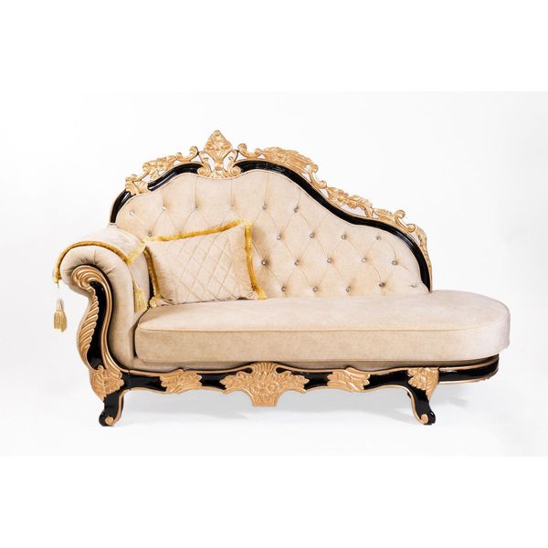 Divano Chesterfield Classico In Stile Barocco Set Divano Gruppo Divano 3 Pezzi.-image