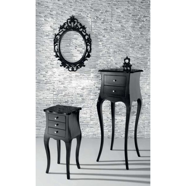 Tavolino Di Lusso Tavoli Da Caffè Tavoli Da Salotto Tavolo Nero Mobili Classici-image