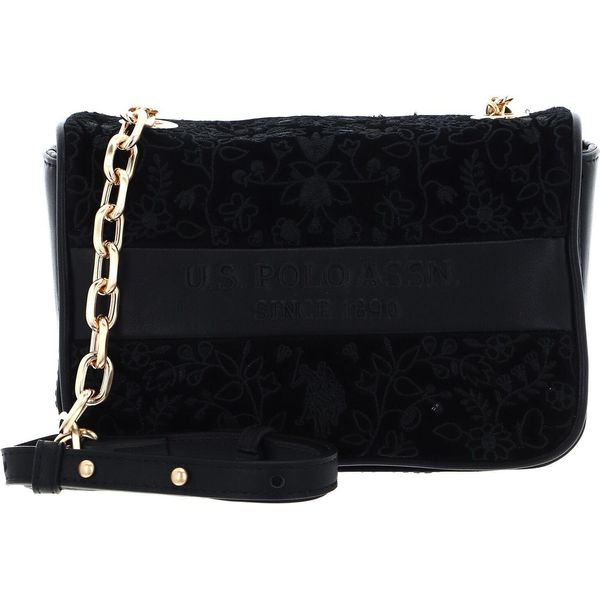 U.S. Polo Assn. Borsa A Tracolla New Canyon Flap Crossbody Bag Black Nero-image