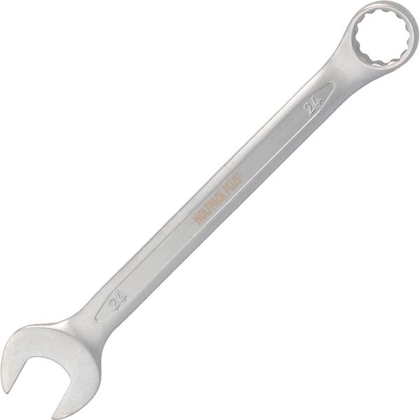 Chiave Combinata Plus 24X24 In Acciaio Al Cromo Vanadio. DIN3113-image