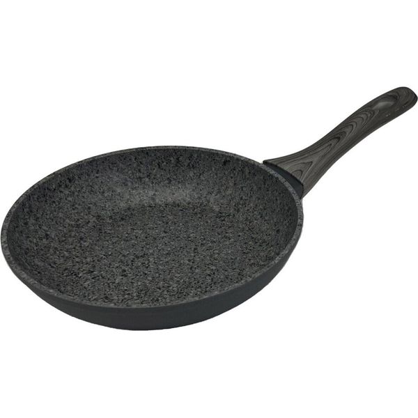 Padella Nera Con Manico Effetto Legno Lega Di Alluminio Per Tutti I Tipi Di Piano Cottura 24 Cm-image