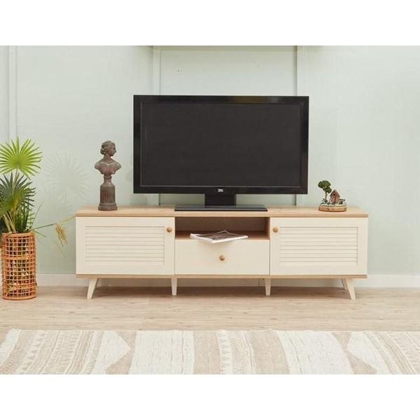 Tavola Bassa Intrattenimento Tavolo Tv Consolle Multimediale Credenza Centro Multimediale Console-image