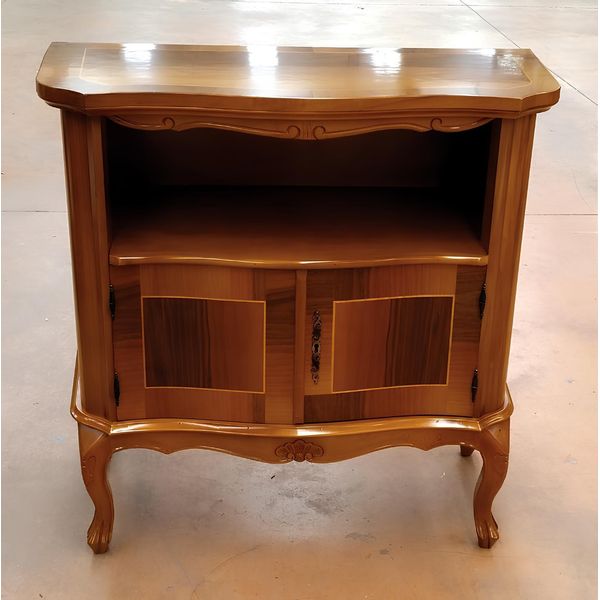Rtv Design Credenza Tv Bassa Cassettiera Tv Lusso Mobile Legno Marrone Mobili Nuovi-image