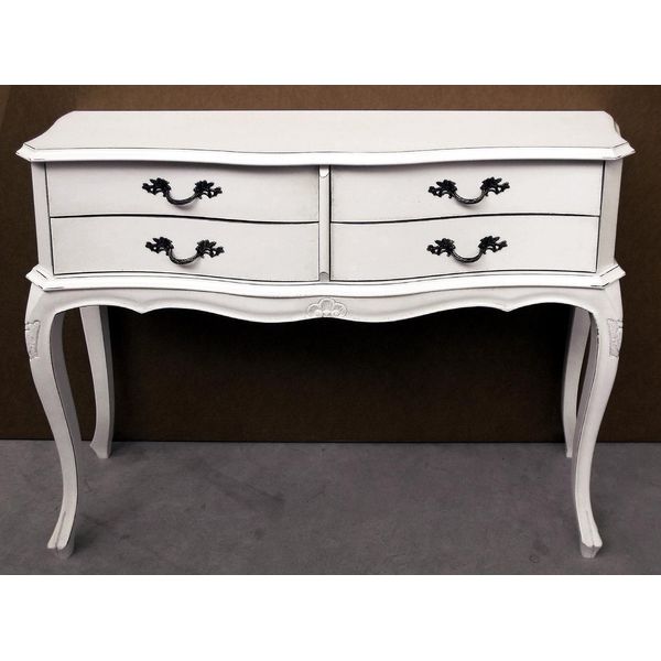 Lusso Credenza Stile Antico Comò Cassettiera Armadio Cassettiera Ripiano In Vetro-image