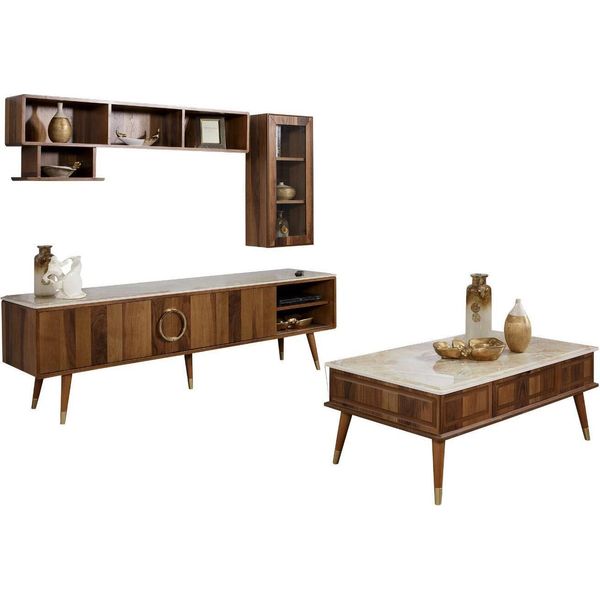 Parete Attrezzata Di Design Credenza Scaffale Credenza Tv Credenza Bassa Tv Rtv-image