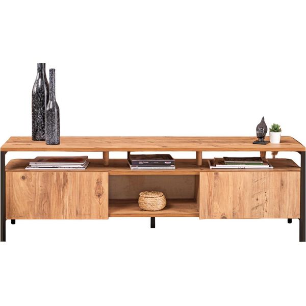 Consolle Multimediale Tavolo Tv Ribassato Centro Multimediale Consolle Entertainment Rtv Sideboard-image