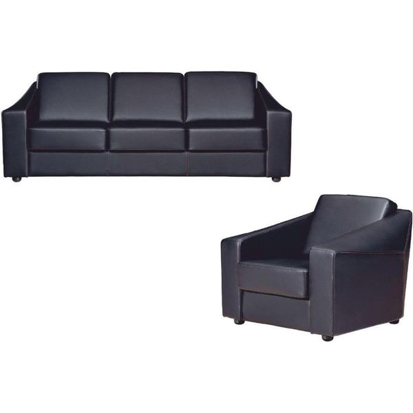 Divano Poltrona Divani In Pelle Divano 2 Posti Design Arredo Ufficio Divano In Tessuto-image