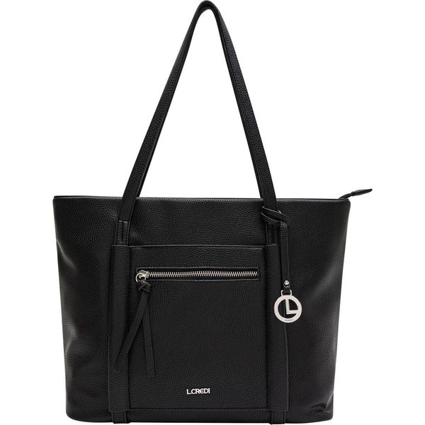 L.Credi Borsa Shopper Borsa A Tracolla Merle Shopper Black Nero-image
