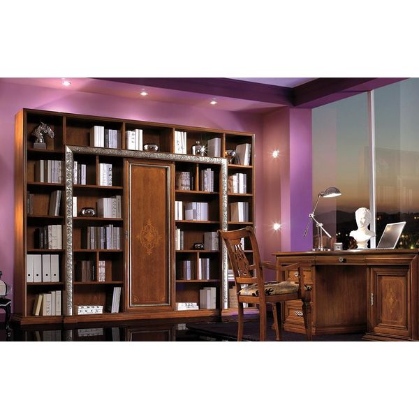Libreria Telaio Armadio Armadi Mobili Legno Solido Scaffali Armadi Scaffali Nuovo-image