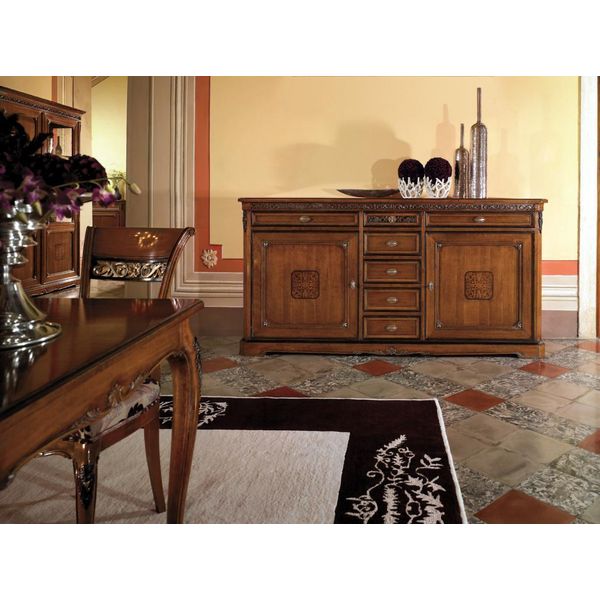 Cassettiera Di Lusso Cassettiere In Stile Antico Credenza Italiana Per Mobili Di Lusso-image