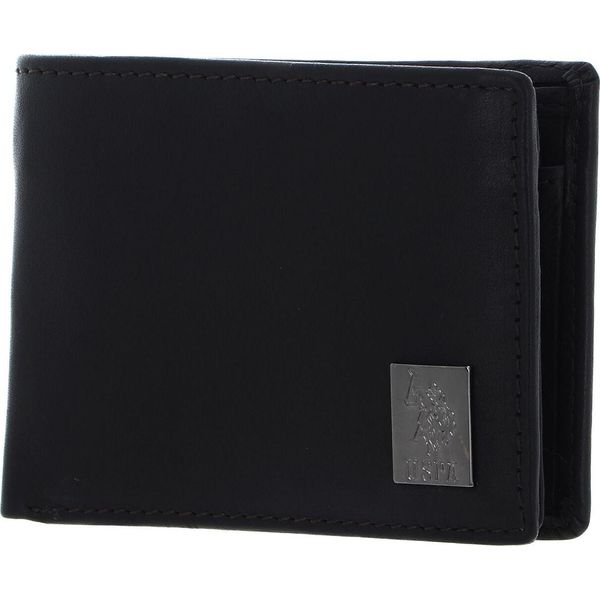 U.S. Polo Assn. Pelle Portafoglio The Legends Horiz Wallet Dark Brown Marrone Scuro-image