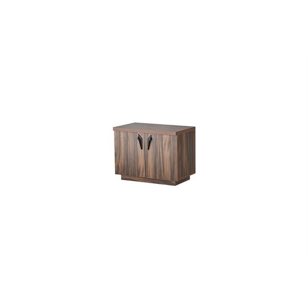 Cassettiera Marrone A Due Ante Ufficio Studio Moderno Credenza Rettangolare-image