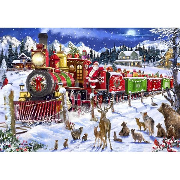 Puzzle Di Natale Bluebird Santa Express Usa - 1000 Pezzi-image