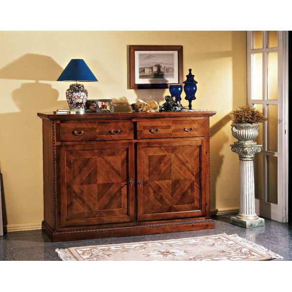 Cassettiere Mobili Cassettiera In Legno Massiccio Credenza Marrone Credenze Mobile-image