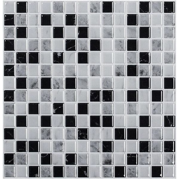 3D Adesivi Murali Cucina Piastrelle Bagno Rimovibile Autoadesivo Copertura Impermeabile Mattoni Finti-image
