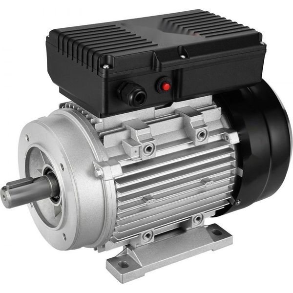 Motore Elettrico Da 1,1 Kw A 1400 Giri/Min - Ac 220-240V - 7,5A - Monofase - Albero Scanalato Da 24 Mm - Potente Motore Elettrico-image