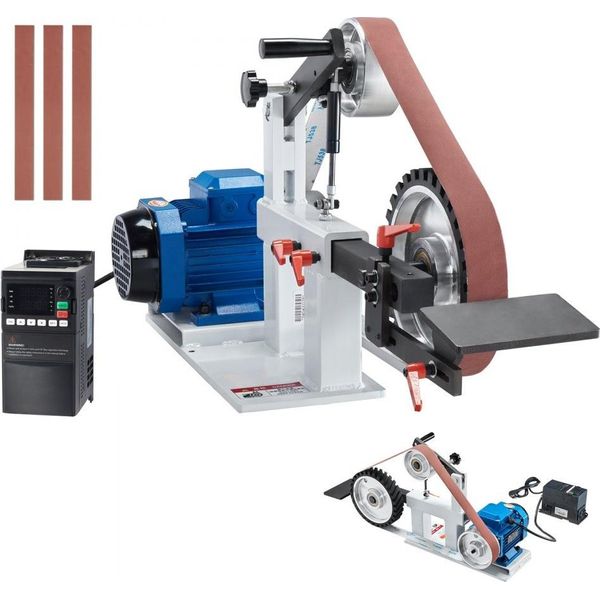 Levigatrice A Nastro 3 In 1 - 1828,8X50,8 Mm - Vfd 1500W - Potente Levigatrice A Nastro Per Legno E Metallo - Levigatrice Versatile-image