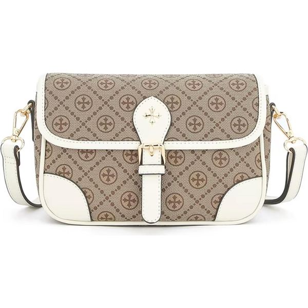 Borsetta Baellerry RE-36227 - Marrone/Bianco KP36227-image