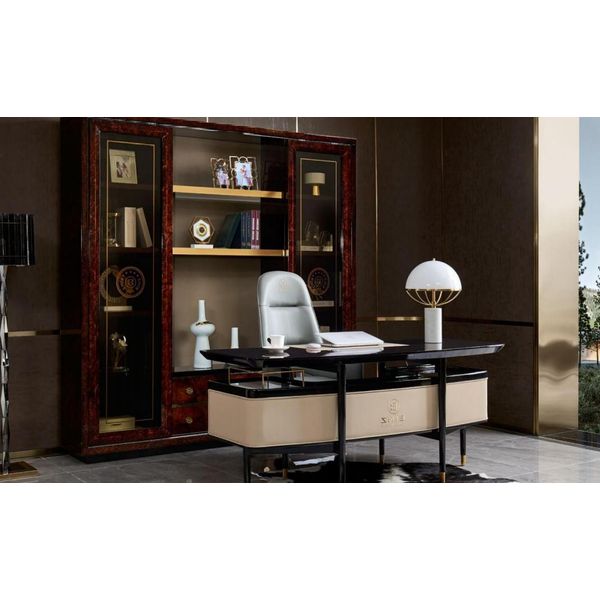 Mobili Per Ufficio Mobili Per Ufficio Tavolo Armadio Poltrona Set Di 3 Pezzi Nuovo-image