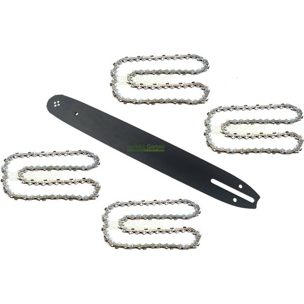40 Cm 1,3 Mm 3/8" 56 Tg + Catena 4X Per Mcculloch Cs 42STE / Cse 2040S"-image