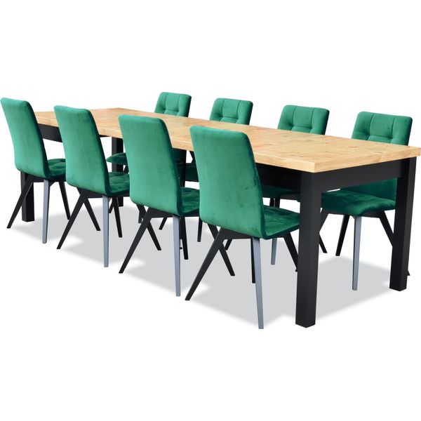 Set Sala Da Pranzo Tavolo Di Lusso 6X Sedie Tavolo Da Pranzo Poltrone Set 7 Pezzi. Gruppo Nuovo-image