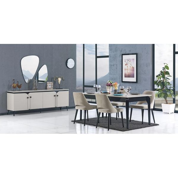 Sala Da Pranzo Gruppo Da Pranzo Gruppo Da Pranzo Gruppo Da Pranzo Tavolo Tavolo Da Pranzo 4 Sedie 5 Pz-image