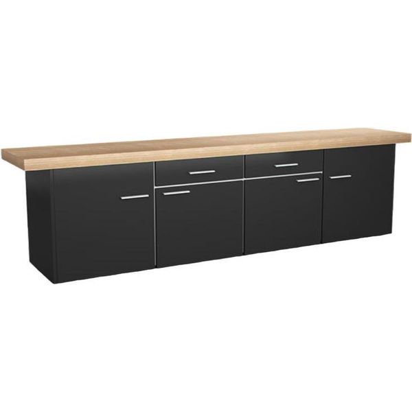 Credenza Cassettiera Mobile Credenza Bassa Credenza Alta Buffet 300Cm Mobili Mobili Per L'archiviazione-image