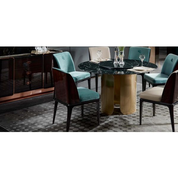 Sedia Blu Per La Sala Da Pranzo Sedie Moderne Di Design Mobili Di Lusso Di Design Nuovo-image