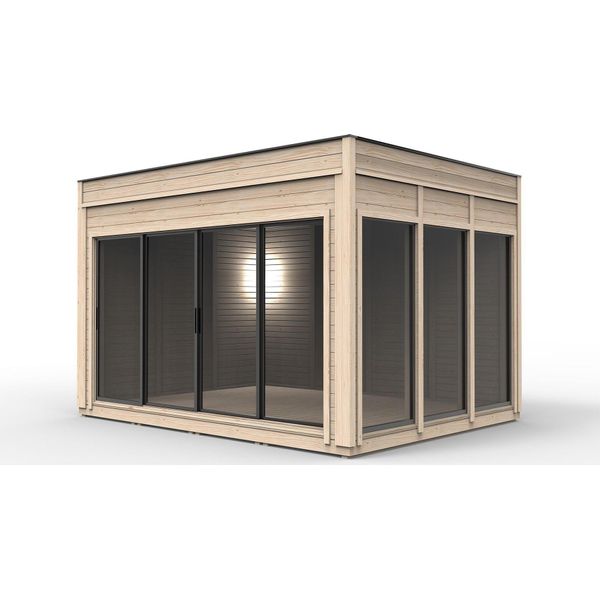 Casa Da Campeggio Casa In Legno Casa Da Giardino Casa Da Campeggio Casa Prefabbricata 464Cm-image