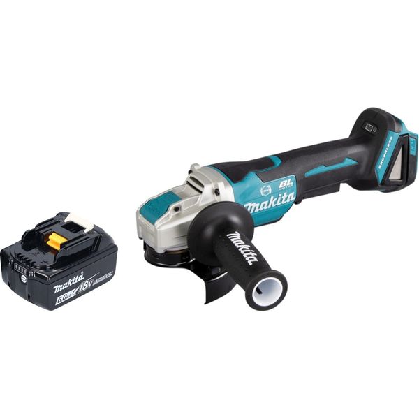 Smerigliatrice Angolare A Batteria Makita Dga 520 G1X1 18 V 125 Mm X-LOCK Brushless + 1X Batteria Ricaricabile 6,0 Ah - Senza Caricabatterie-image