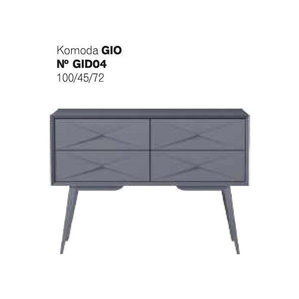 Cassettiera Armadio Credenza Moderna Cassettiere Legno Grigio Credenze Legno Nuovo-image