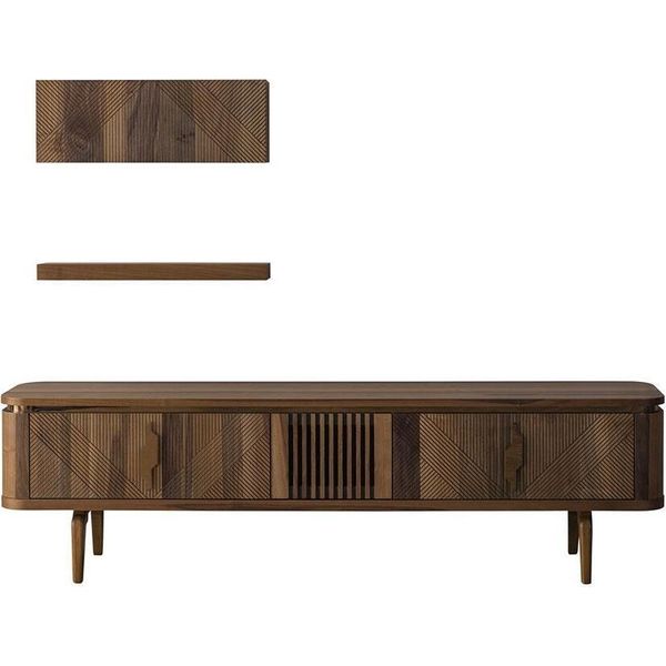 Lusso Parete Soggiorno Credenza Rtv Scaffale Pareti Armadio Nuovi Mobili-image