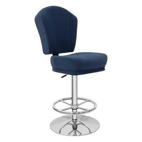 Sgabello Da Bar Moderno Sedia Di Design Sedia Da Pranzo In Metallo Sgabello Bar Blu Nuovo-image