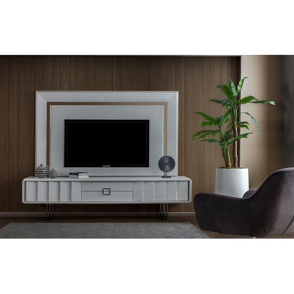 Lusso Parete Soggiorno Soggiorno Tv Cornice Rtv Pareti Armadio Moderno-image