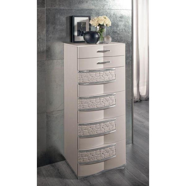 Cassettiera Credenza Cassettiera Alta 6 Cassetti Credenza Credenza Mobile-image