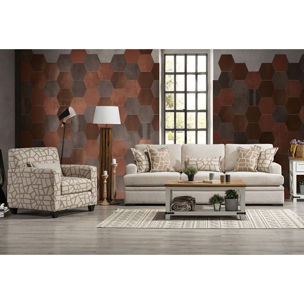 Mobili Per Il Soggiorno Set Di Divani 2Pcs Tre Posti Divano Moderno Poltrona Design-image