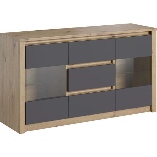 Mobili Da Soggiorno Di Design Credenza In Legno Cassettiera Moderna Cassettiera Alta Nuova-image