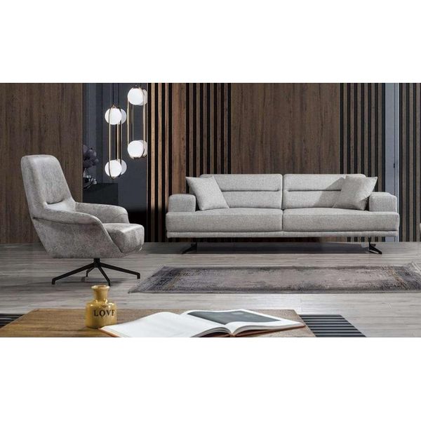 Set Di Divani 3+1 Posti Set Divano Poltrona Divani Imbottiti Divano Design Moderno-image
