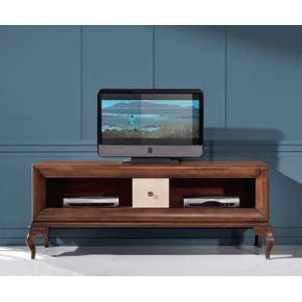 Porta Tv Rtv Credenza Bassa Tavolo Legno Soggiorno Marrone Mobili Tv Nuovo-image