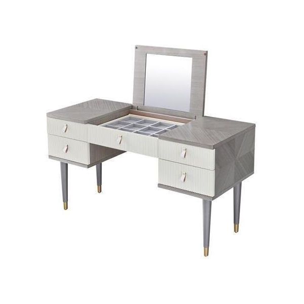 Tavola Da Toeletta Di Lusso Design Tavoli Cosmetici Specchio Da Toeletta Console Camera Da Letto-image