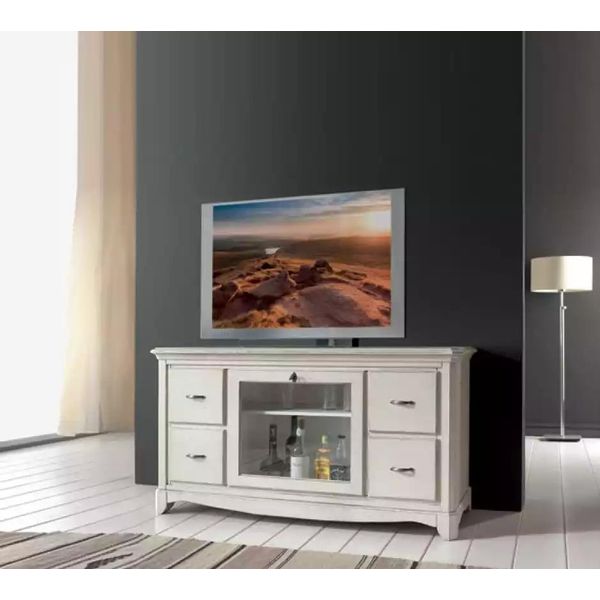 Credenza Tv Rtv Mobile Italiano Soggiorno Legno Arredo Nuovo-image
